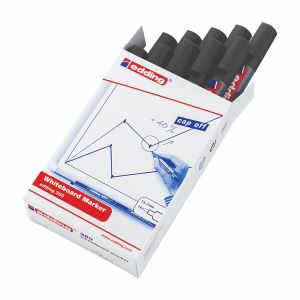 Edding 360 Drywipe Marker Black Pk10