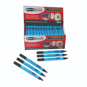 Show-me Drywipe Pens Fine Black 100