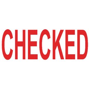 COLOP Green Line Word Stamp CHECKED