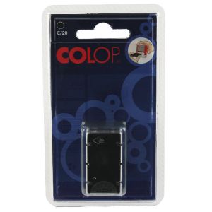 Colop E/20 Repl Pad Black E20BK Pk2