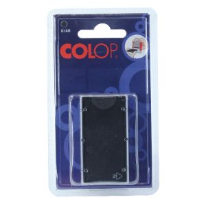 Colop E/40 Repl Pad Black E40BK Pk2