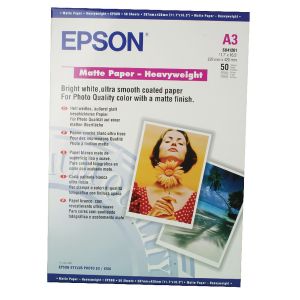 Epson A3 167gsm Matte Hvywght 50Shts