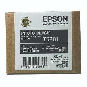 Epson T5801 Ink Cartridge Photo Blk
