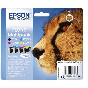 Epson T0715 Ink DURABrite Mltpk CMYK