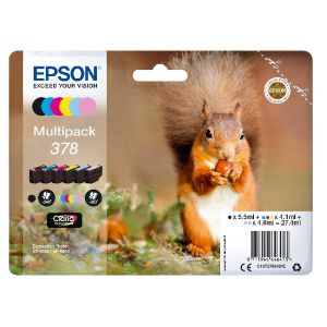 Epson 378 Ink Photo HD CMYK/LCy/Lmag