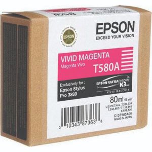 Epson T580A Ink Cart Vivid Magenta