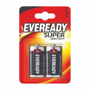 Eveready Super HD Size C Battery Pk2