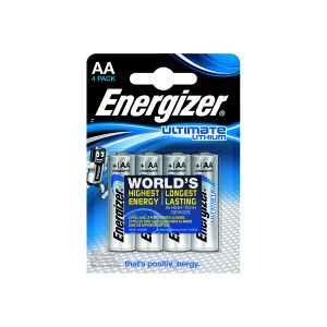 Energizer Ultimate AA Battery Pk4