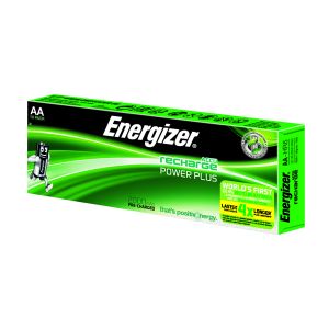 Energizer Recharge Batteries AA Pk10