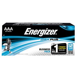 Energizer Max + AAA Batteries Pk20