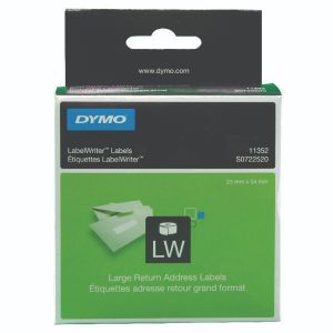 Dymo Ret Address Lab 54x25 Wht Pk500