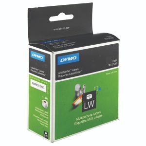 Dymo M/Purp Labels 19x51mm Wht Pk500