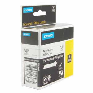 Dymo Rhino Nylon Tape 12mm Wht