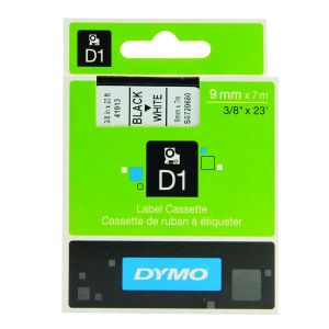 Dymo 1000 Label Tape 9mm Black White