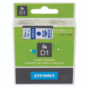 Dymo D1 LabelMaker Tape 12mm Blu/Wht