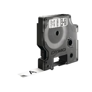 Dymo D1 Label Tape 12mmx5.5m Blk/Wht