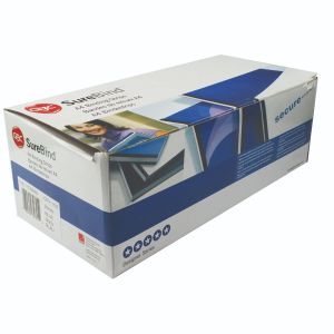 GBC SureBind A4 25mm Strip Blu Pk100