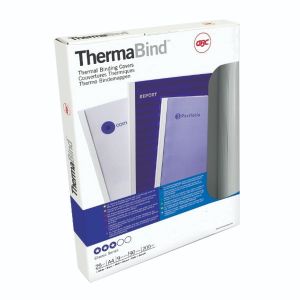 GBC Leather ThermaBind A4 Blu Pk100