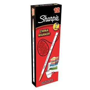 Sharpie China Marker White Pk12