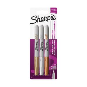 Sharpie Metallic Marker Fine Pk3