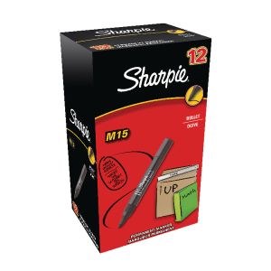 Sharpie M15 Perm Bllt Marker Blk P12