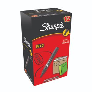 Sharpie W10 Perm Chsl Marker Blk P12