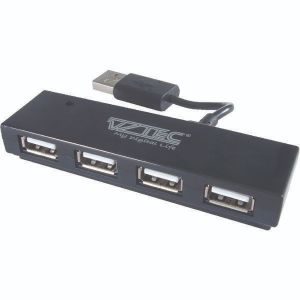 VZTEC USB2 Hub 4-Port PC Pd 25-0054
