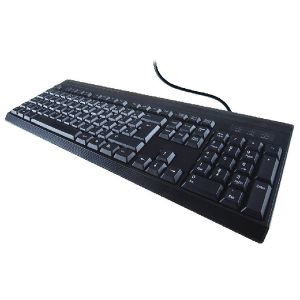 Computer Gear USB Std Keyboard Black