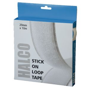 Halco Stick Loop Roll 20mmx10m Wht