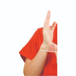 Shield PF Vinyl Gloves S Pk100