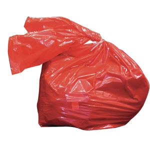 Laundry Sbl Strip Bag 80L Red Pk200