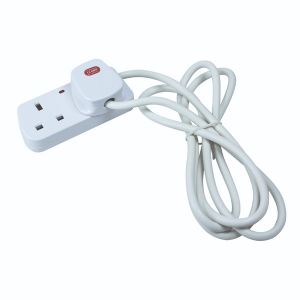 CED 2-Way Extension Lead White