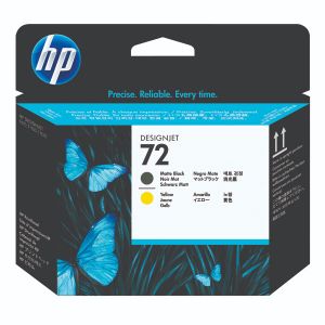 HP 72 DesignJet Printhd Matt Blk/Ylw
