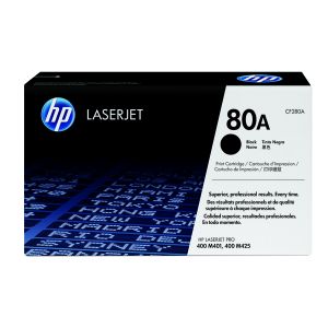 HP 80A Toner Cart Black Cf280A