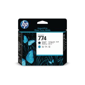 HP 774 Matte Blk N Cyan Printhead