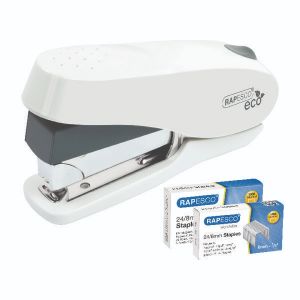 Rapesco Luna Stapler 50sh White 1467