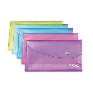 Rapesco Popper Wallet A5 Ast