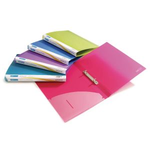 Rapesco Ring Binder A4 Assorted Pk10