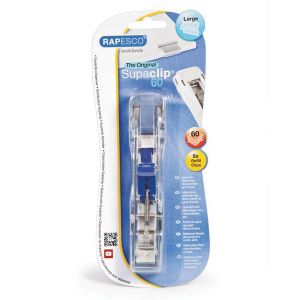 Rapesco Supaclip 60 Dispenser Clear