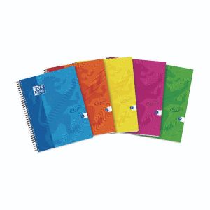 Oxford Touch HB Notebook A4 Asst Pk5