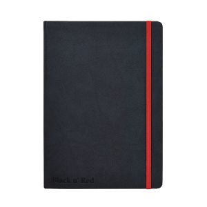 Black n Red Hard Cover Notebook A5