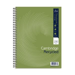 Cambridge Recyc Ntbk A4Plus 200P Pk3