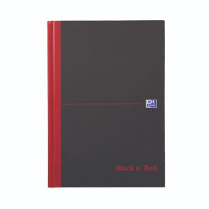 Black n Red Single Cash Book A5 Pk5