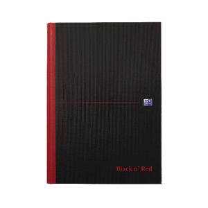 Black n Red HB Ruled Notebook A4 Pk5