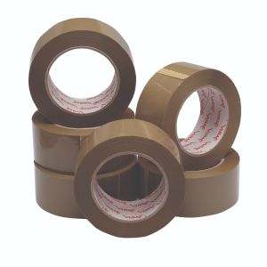 Polypropylene Tape 48x132mm Buff Pk6