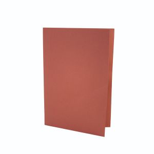 Sq Cut Folders Med/Wght Fc Red Pk100