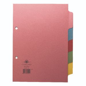 Concord Dvdr 5-Part A5 160gsm Ast