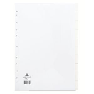 Concord Dvdr 10-Part 150gsm Wht