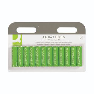 Q-Connect AA Alkaline Batteries Pk12