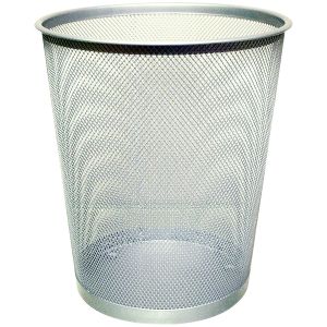 Q-Connect Mesh Waste Basket Slv